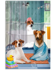 Cute Friendship Between Dogs Vertical Poster