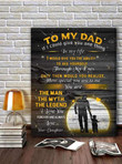 Amazing Gift For Dad The Man The Myth The Legend Daughter To Dad Father's Day Gift Matte Canvas