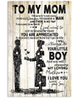 To My Mom You're Appreciated Gift For Mom Vertical Poster