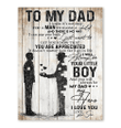 You Will Always Be My Dad My Hero To My Dad Poster