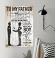 To My Dad Poster Always Be My Loving Daddy For Family