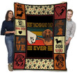 Best Dachshund Dad Ever Dachshund Doxie Weiner Dog Gift For Dad Sherpa Fleece Blanket