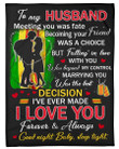 Becoming Your Friend Was A Choice Great Gift From Vietnam Veteran To Husband Sherpa Fleece Blanket
