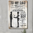 Son/girl Gift For Dad Matte Canvas I'll Always Be Your Little Boy/girl