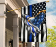 Eagle Thin Blue Line American Garden Flag House Flag