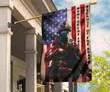 Soldier Home Of The Free U.s Garden Flag House Flag For Decor