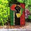 Proud Juneteenth African Printed Garden Flag House Flag