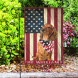 4th Of July Dachshund Personalized Name Printed Garden Flag House Flag