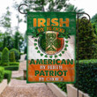 Irish By Blood American By Birth Patriot By Choice Garden Flag House Flag