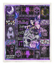 Purple Skull Queen Happy Halloween Day Gift Sherpa Fleece Blanket