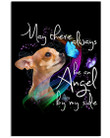 May There Always Be An Angel By My Side Lovely Chihuahua Design Vertical Poster