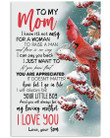 You Will Always Be My Loving Mother Lovely Message From Son Gifts For Mom Vertical Poster