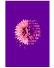 Being Strong Breast Cancer Awareness Vertical Poster