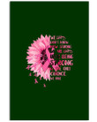 Being Strong Breast Cancer Awareness Vertical Poster