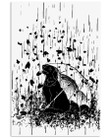 Golden Under The Rain Great Gift For Dog Lovers Vertical Poster