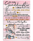 To My Granddaughter Once Upon A Time There Was A Little Girl Nanna And Papa Gifts Vertical Poster