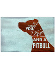 All Need You Is Love And A Pitbull Gifts For Dog Lovers Horizontal Poster