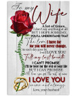 I Will Love You Till My Last Breath Great Gift From Husband To Wife Vertical Poster