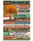 Always Remember How Much I Love You Quote Gift For Grandson From Oma Vertical Poster