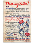 You Were Are And Will Always Be Irreplaceable Gifts For Sisters Vertical Poster