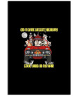 On A Dark Desert Highway Cool Wind In My Hair For Cat Lovers Vertical Poster