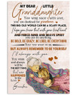 My Dear Little Granddaughter You Were Made With Love Gifts Vertical Poster