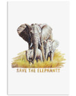 Save The Elephant Gifts For Elephants Lovers Vertical Poster