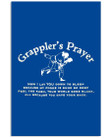 Grappler's Prayer Meaningful Custom Design For Jiu Jitsu Lovers Vertical Poster
