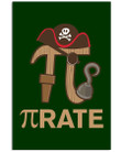 Math Pirate Funny Design Gift For Math Lovers Vertical Poster