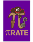 Math Pirate Funny Design Gift For Math Lovers Vertical Poster