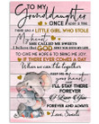 To Our Granddaughter Once Upon A Time There Was A Little Girl Sweets Gifts Vertical Poster