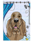 Basset Hound Takes Shower Unique Meaningful Gifts For Dog Lovers Vertical Poster