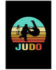 Judo Retro Vintage Funny Gift For Judo Lovers Vertical Poster