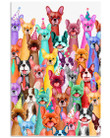Funny Frenchie Multi Gifts For Dog Lovers Vertical Poster