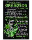 To My Grandson You Will Always Be My Baby Boy Gifts From Grandma Vertical Poster