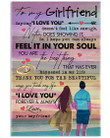 To My Girlfriend I Love You Forever And Always Gifts From Boyfriend Vertical Poster