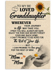 Meaningful Messages For Beloved Granddaughter Vertical Poster