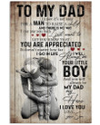 Warm Hug To My Dad Trending For Family Vertical Poster