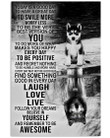 Find Somthing Good In Everyday Gift For Dog Lovers Vertical Poster
