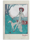 Greyhound And Lady Gifts For Dog Lovers Vertical Poster