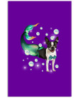 Sexy Mermaid Boston Terrier Funny Gift For Dog Lovers Vertical Poster