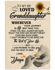 Meaningful Messages For Beloved Granddaughter From Yaya With Love Vertical Poster