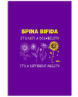 Spina Bifida It's Not A Disability It's A Different Ability Custom Design Gifts Vertical Poster