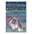 Life Gave Me The Gift Of You Best Gift For Unicorn Lovers Vertical Poster