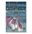 Life Gave Me The Gift Of You Best Gift For Unicorn Lovers Vertical Poster