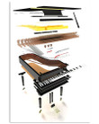 Piano Parts Trending For Music Instrument Lovers Vertical Poster