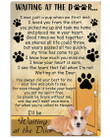 Corgi - I Loved You From The Start And I'll Be Waiting At The Door Vertical Poster