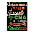 Everyone Needs A Smart Sarcastic Cna In Their Life Personalized Job Gift Peel & Stick Poster