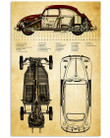 Car Detail Custom Design Gifts For Car Lovers Vertical Poster