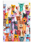 Lovely Pitbull Multi Gifts For Dog Lovers Vertical Poster